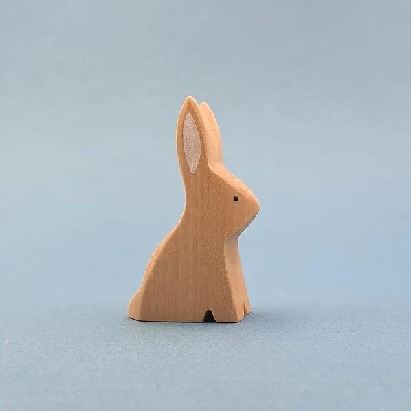 wooden natural rabbit