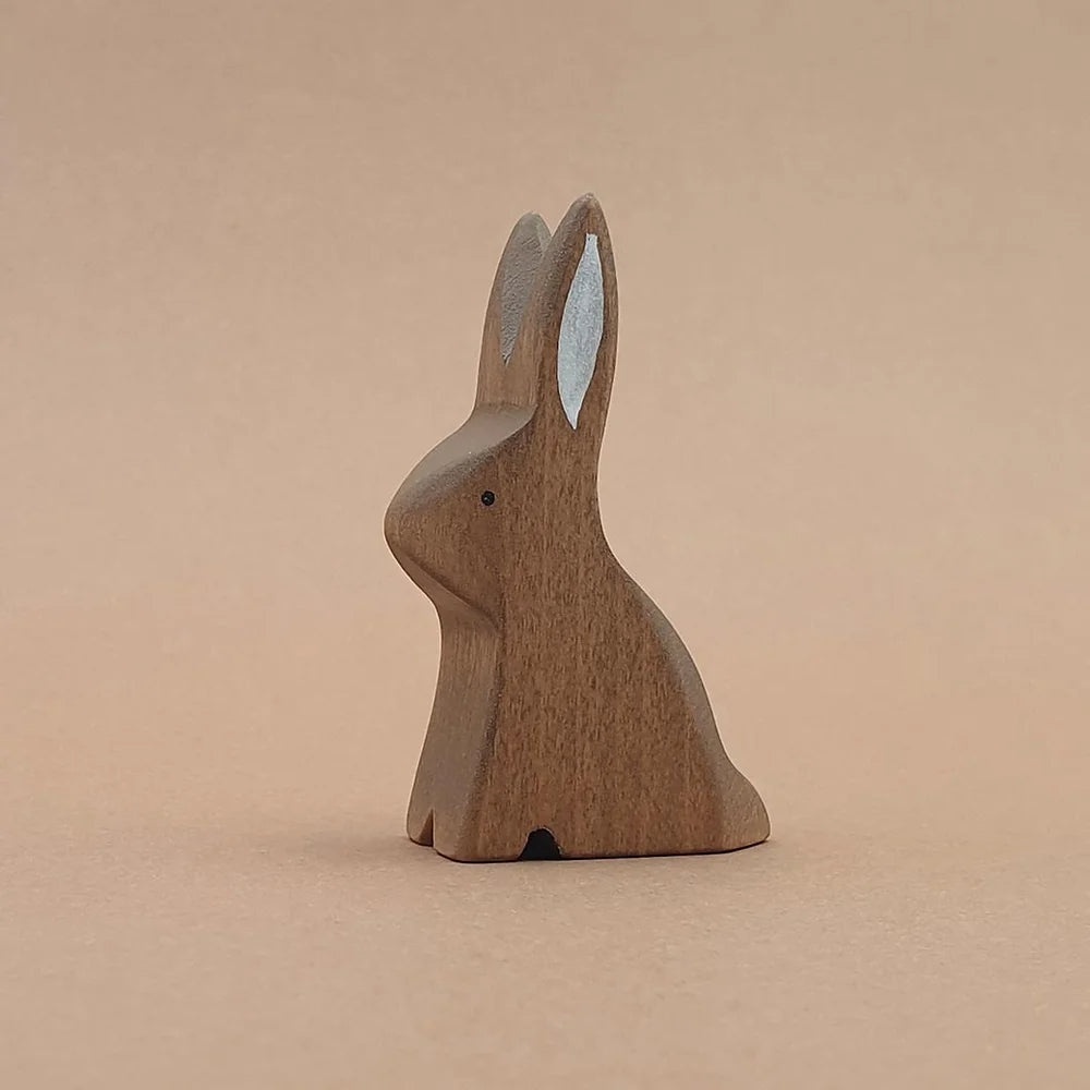 wooden brown rabbit