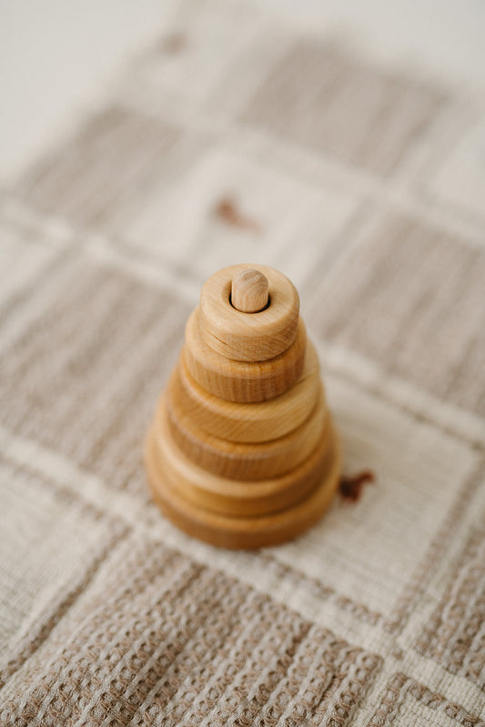 wooden mini stacker