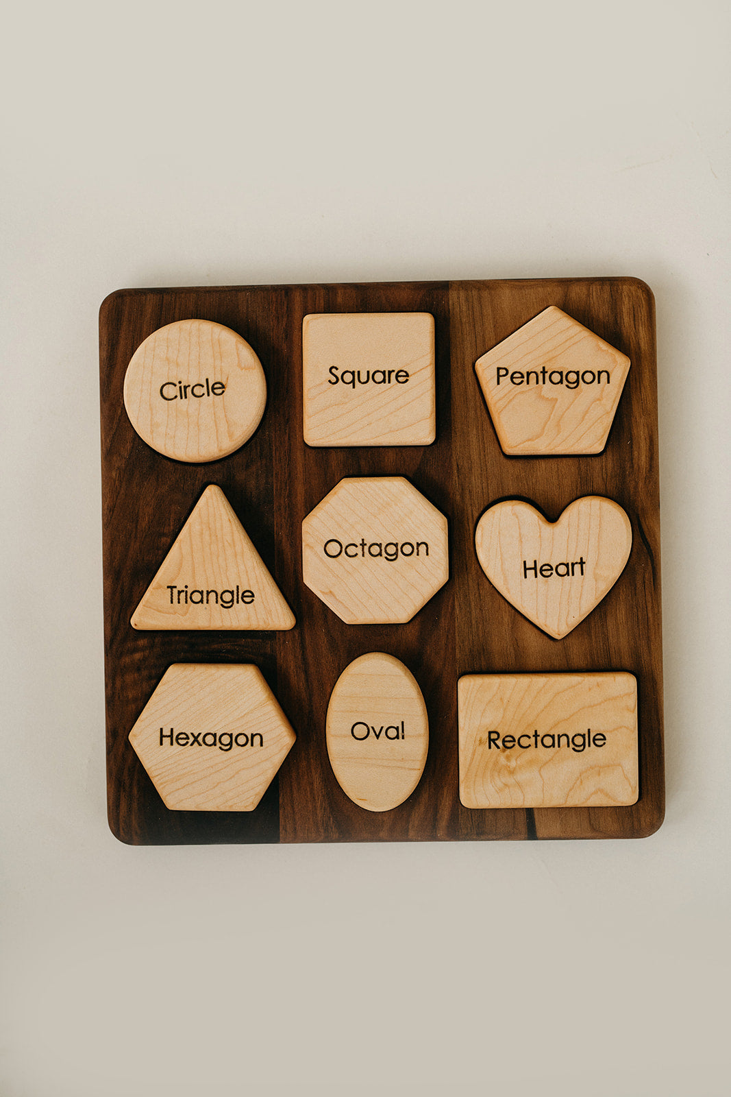 wooden shape puzzle